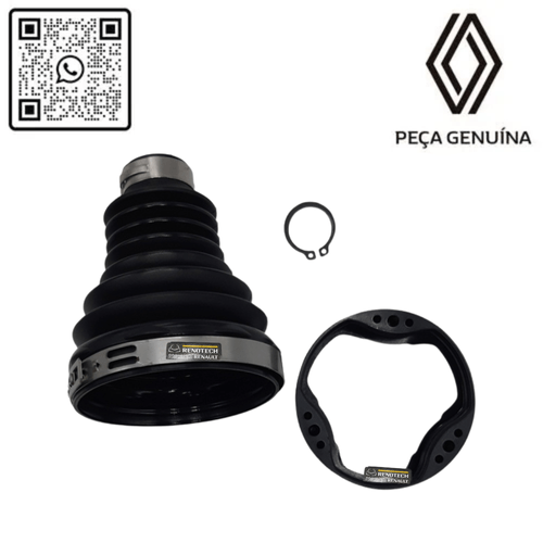 RN 392413 COIFA SEMI EIXO ESQUERDO LADO CAMBIO KANGOO ELETRICA 392413913R